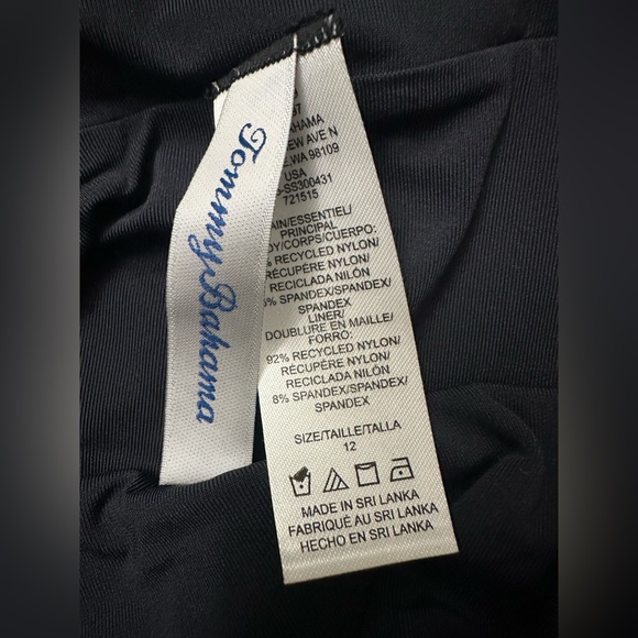 NWT Tommy Bahama Women’s Palm Modern Safari Cat V-Neck One-Piece Swimsuit Sz 12 - Picture 7 of 8